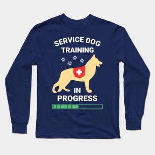 German Shepherd Service Dog in Training Long Sleeve T-Shirt